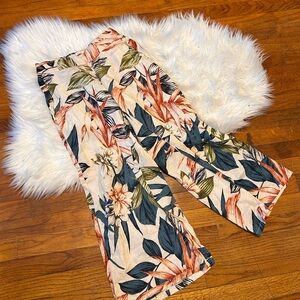 C&C Linen Wide-leg pants: XS